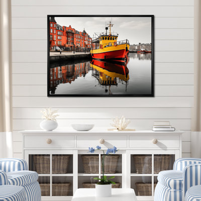 Port Quayside Contrast I sur toile