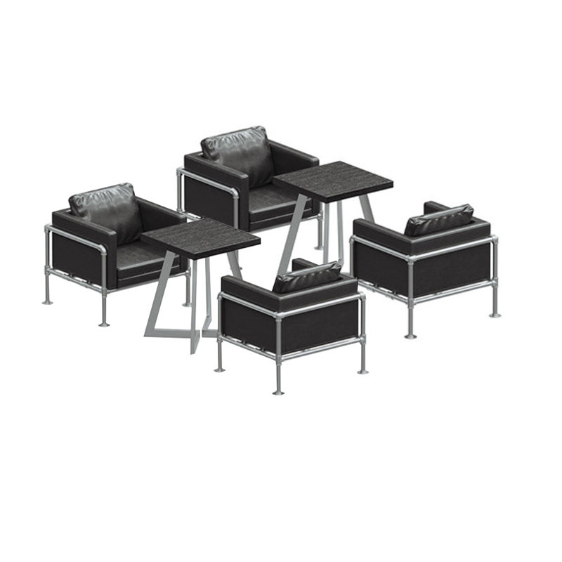 Kahlin 4 - Person Solid Wood Top Double Pedestal Base Dining Set