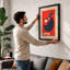 Apple Poster Retro - Framed Print-208287444-208287450