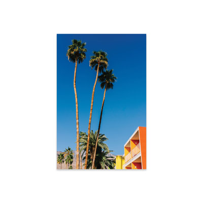 Palm Springs Vibes V sur plastique / acrylique par Bethany Young, peinture