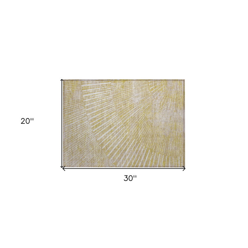 Tapis extérieur lavable antidérapant 2 pi x 3 pi blé