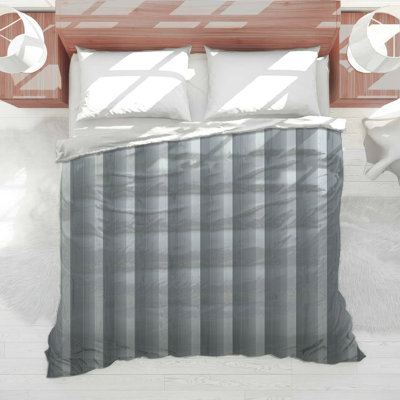 Vertical Wooden Panels Comforter