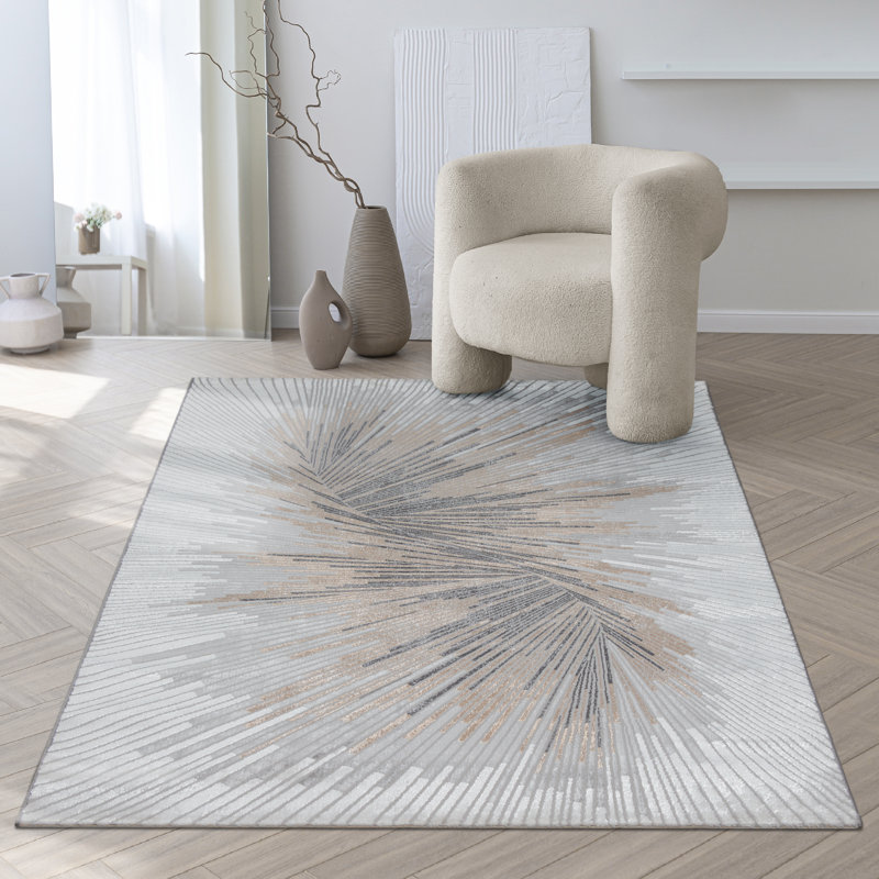 Audey Abstract Area Rug, Rectangle 80 x 150cm