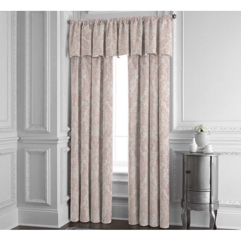 Panneau de rideau simple obscurcissant en lin avec passe-tringle Bella, Rougir, l 50 po x L 120 po