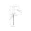 Single Lever Bathroom Bidet Tap, Temperature Control, Water Saving System,Black