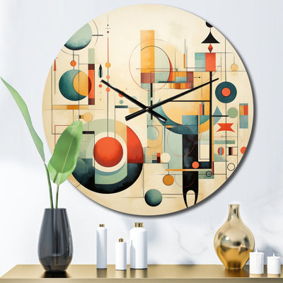 Horloge murale Distant Galaxies Midcentury Elegant Retro IV