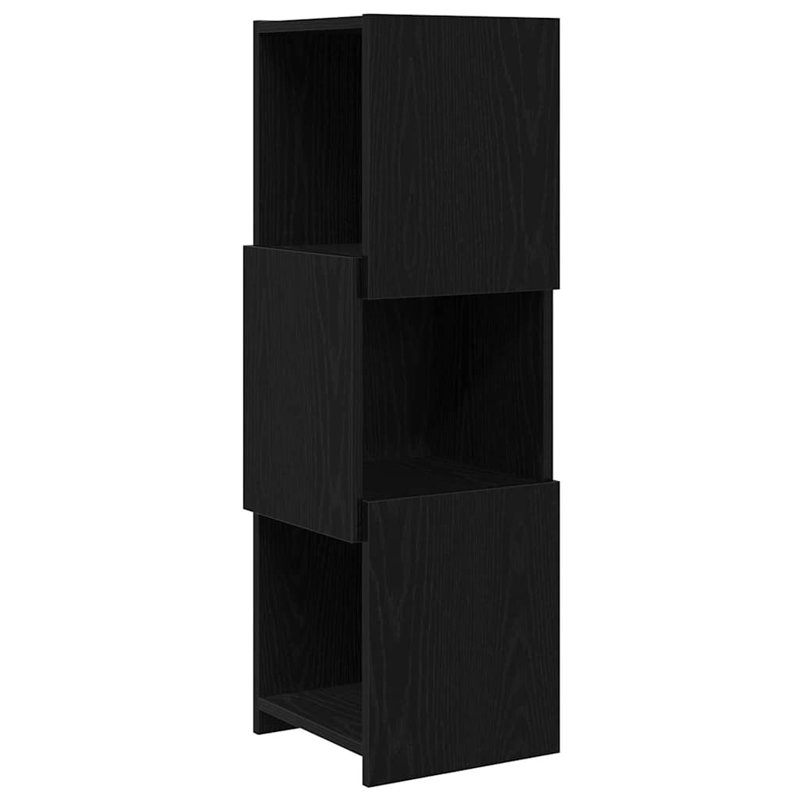Corner Accent Chest, Black Oak, 95cm H x 30.5cm W x 30cm D