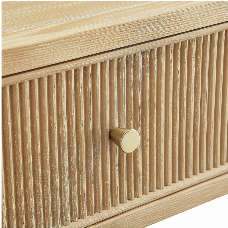 Fleur Natural 1-drawer Nightstand