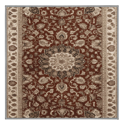 Machine Washable Persian Gray Area Rug