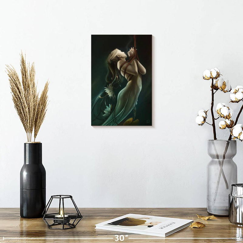 Kelan The Catch Mermaid, 36" H x 24" W