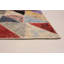 Tapis unique en laine noué à la main des années 2010 de 5 pi 5 po x 7 pi 8 po rouge / gris / beige Carnagall