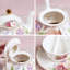 Service à café en porcelaine européenne