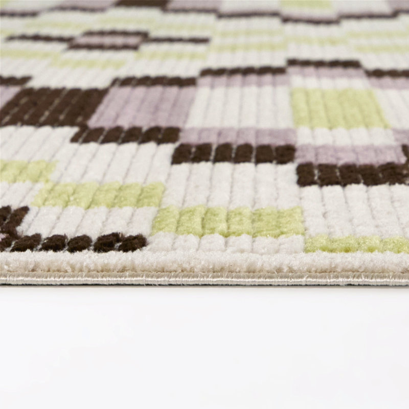 Tapis lilas / vert Marianna Marianna, 7'10" x 10'