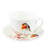 Roy Kirkham Breakfast Cup/Saucer-BIRDS-ROBIN Set Of 2
