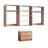 Devi Oak Wall Mounted Wood Closet System-1626408103