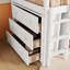 Lit mezzanine simple avec bureau-109016201