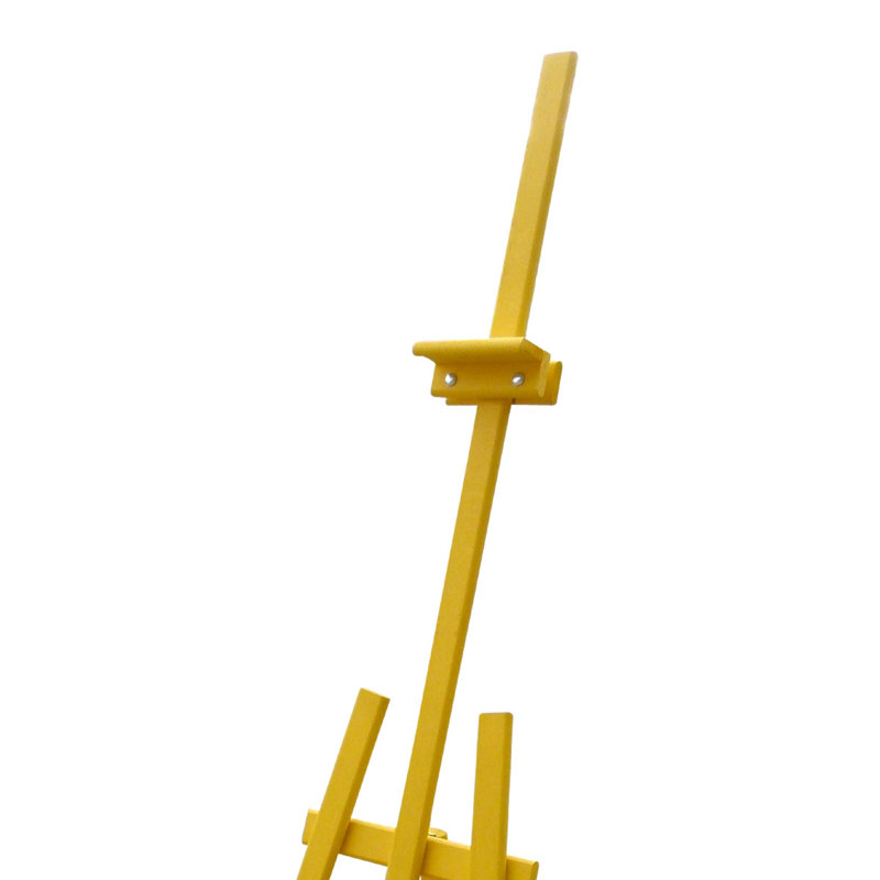 Gargi Ebern Designs Folding Wood Tripod Easel, Yellow, 180'Hx51'Wx45'D