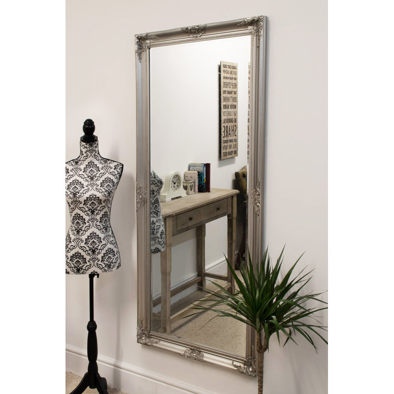 Carmen Wood Flat Wall Mirror
