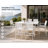 Sunset Outdoor Bar Height Dining Set – Rectangular Patio Table & Matching Seating Collection, Powder-Coated Aluminum Frame