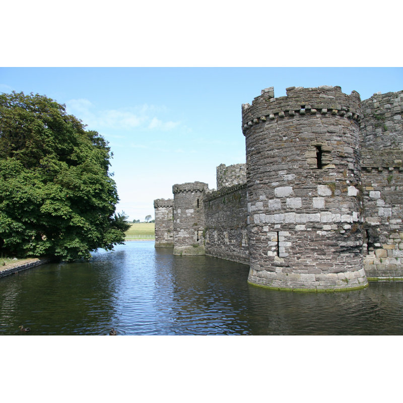 Pablita " Moated Castle " by Kopite, 20" H x 30" W