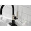 Robinet de salle de bain 1 trou à fixation sur le comptoir avec poignée escamotable Kingston-50999991
