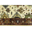 Tapis de couloir oriental crème en laine noué à la main 2 pi 6 po x 8 pi