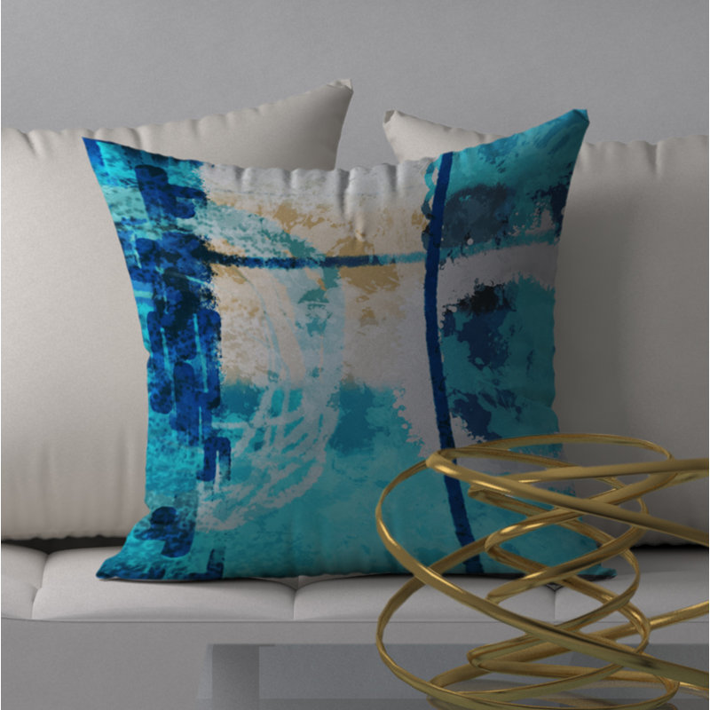 Housse de coussin carrée/insert, 18" x 18"