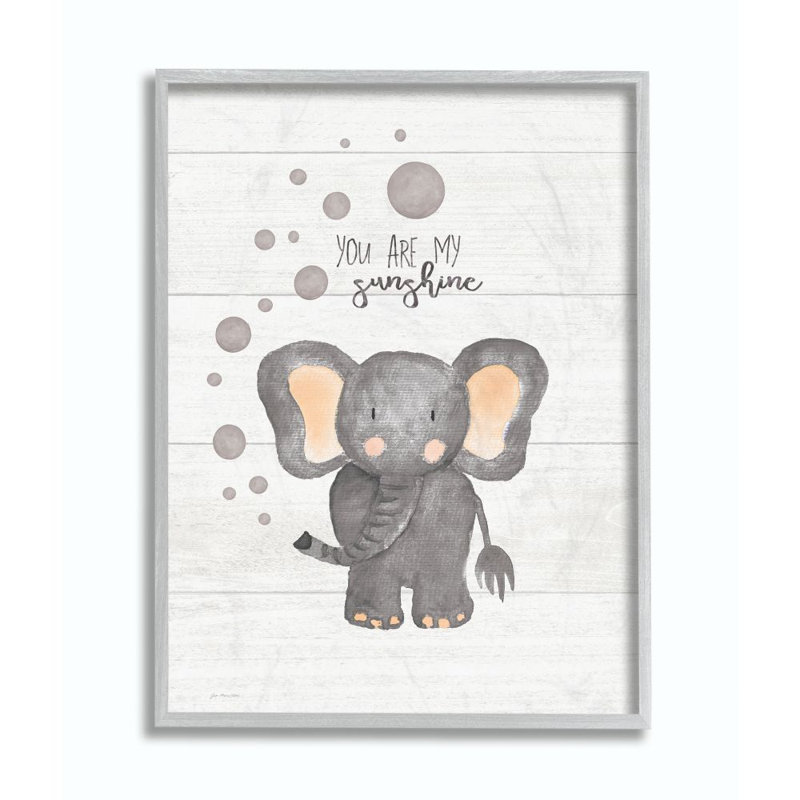 You Are My Sunshine Elephant, H 14 po x l 11 po, Estampe numérique Farmhouse