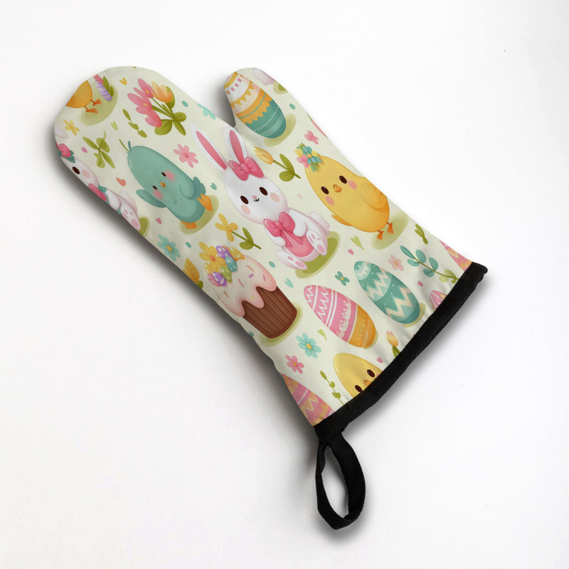 Gants de Pâques en coton sergé