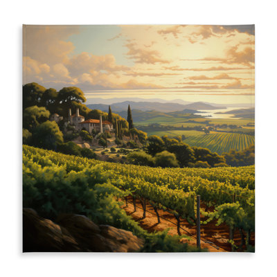 Calm Dusk Landscapes Tablecloth | Bedroom Decor | Indoor/Outdoor