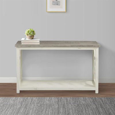 Console en bois massif 52,72 po Brost