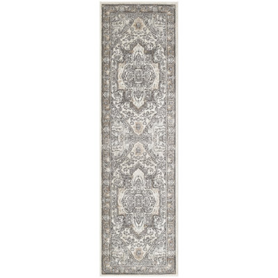 Graelyn Ivory Grey Taupe Vintage Indoor Rug