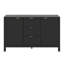 Buffet Wave Design avec 3 tablettes réglables, armoire d'entrée, 3 tiroirs et portes à fermeture en douceur-163804538