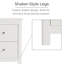 45cm W Manufactured Wood Bedside Table