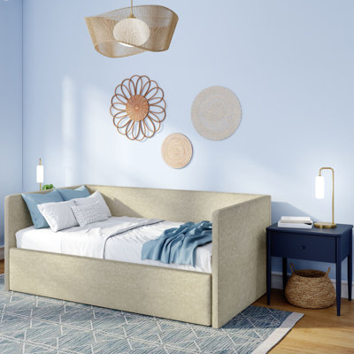 Delaney Twin Upholstered Daybed with Trundle