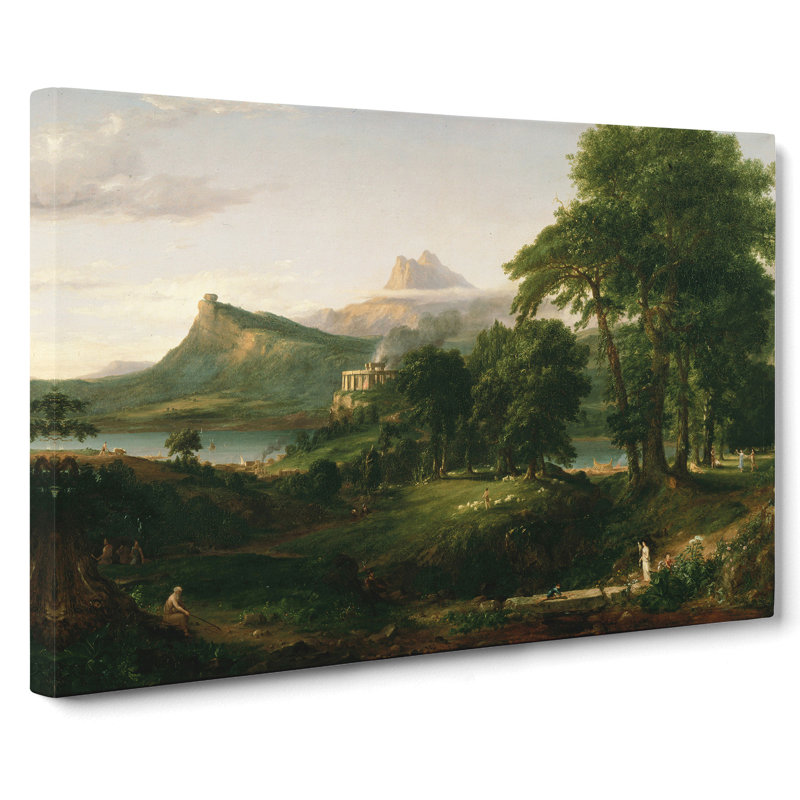 Arcadian by Thomas Cole - Wrapped Canvas, 50cm H x 76cm W x 3cm D