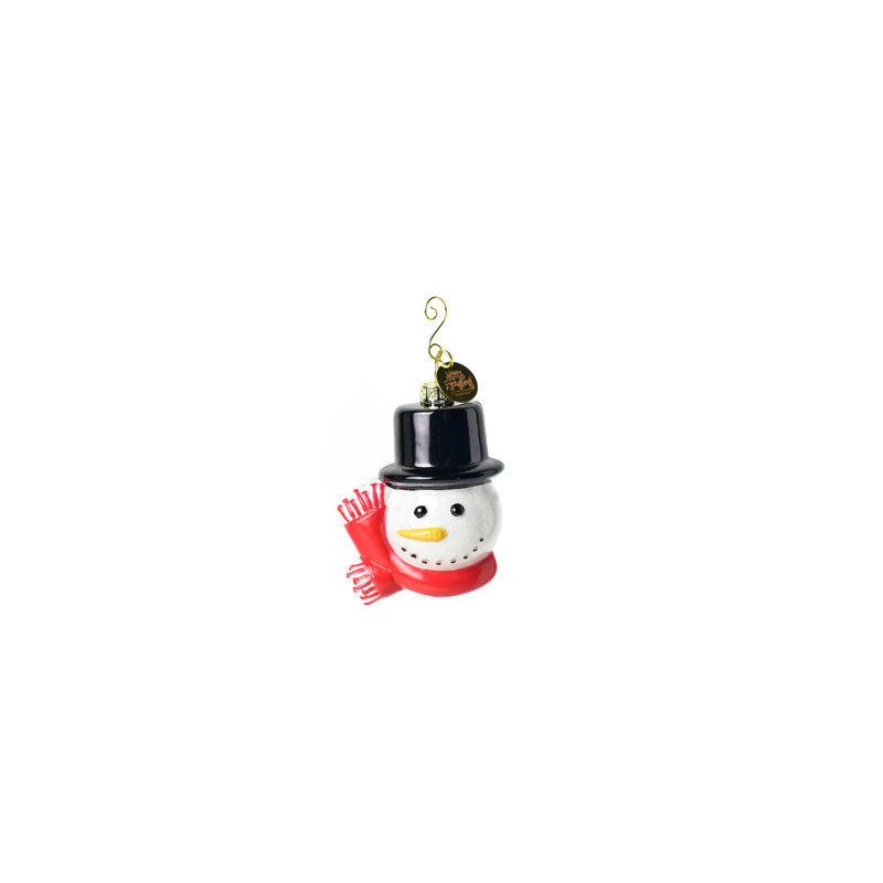 Ornement en forme de verre givré Top Hat