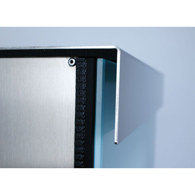 Gaige Post/Wall Mounted Letter Box, 43.5 cm H x 36 cm W x 12.5 cm D