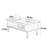 Solid Wood Top Single Coffee Table-98347107