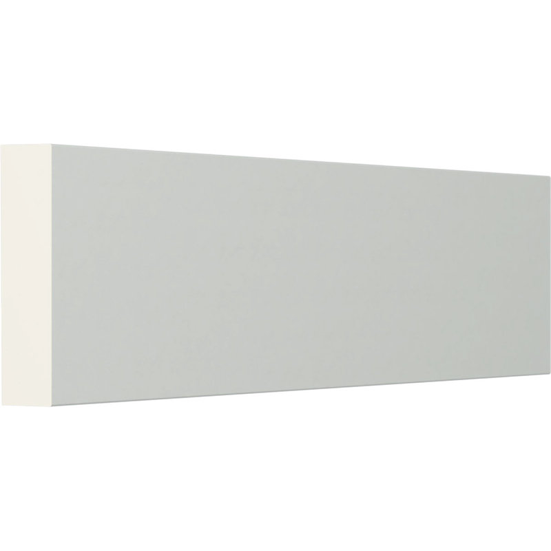 Endurathane Flat Trim Moulding, 3 1/4"H x 1"P x 94 1/2"L, Factory Primed (2-Pack), 3 1/4"H x 94"W x 1"D Trim