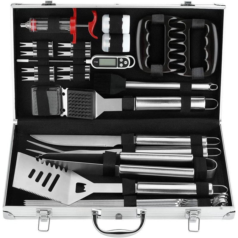 Ensemble d'outils pour barbecue 26 pièces