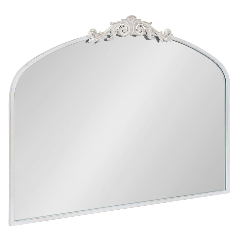 Anglo Metal Flat Mirror, 28.5" x 36", White