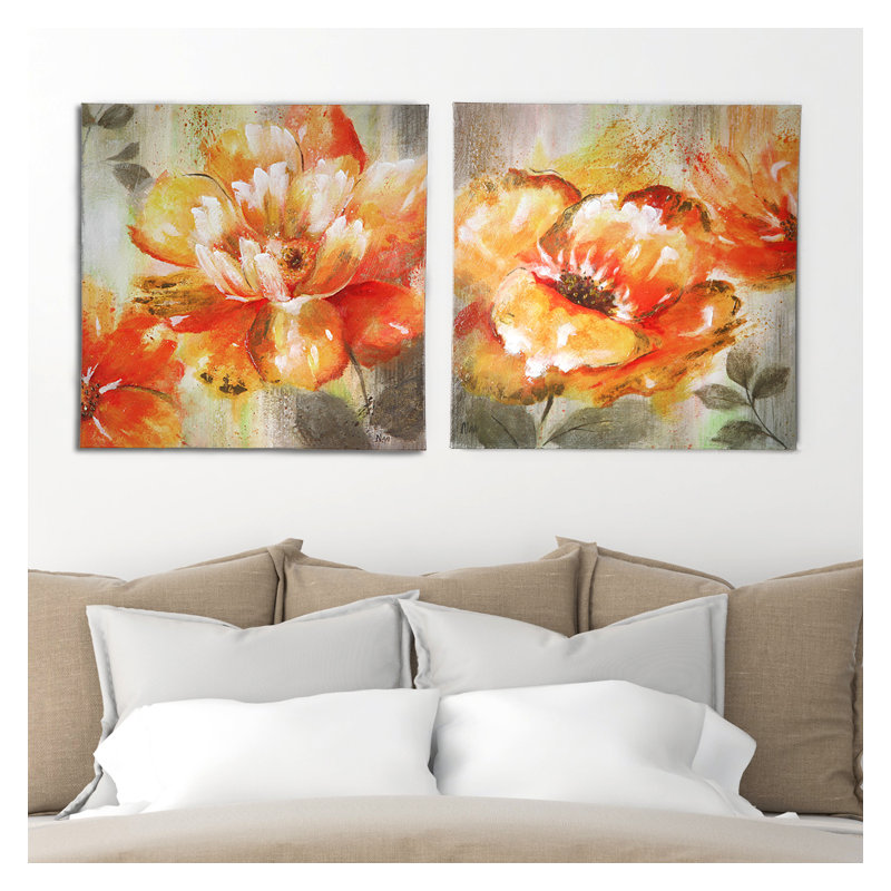 " Orange Crush I And II " 2 - Pieces