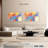Avery Red Yellow Blue Abstract-107704380