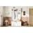 Hall Tree With Storage Shoe Bench For Entryway And Hallway, 4-In-1 Design Coat Racks With Hooks For Living Room-2029032962