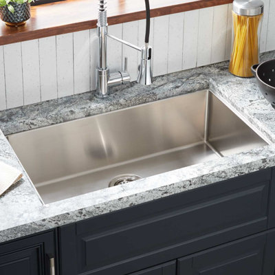 32" Ortega Stainless Steel Undermount Kitchen Sink