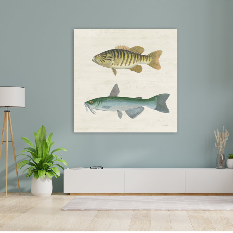 Waters Edge Ii, art contemporain, H 48 po x l 48 po