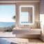 Miroir mural lumineux sans cadre Cevat-1865587673