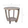 Jerick Rustic Farmhouse End Table, French Country Accent Side Table