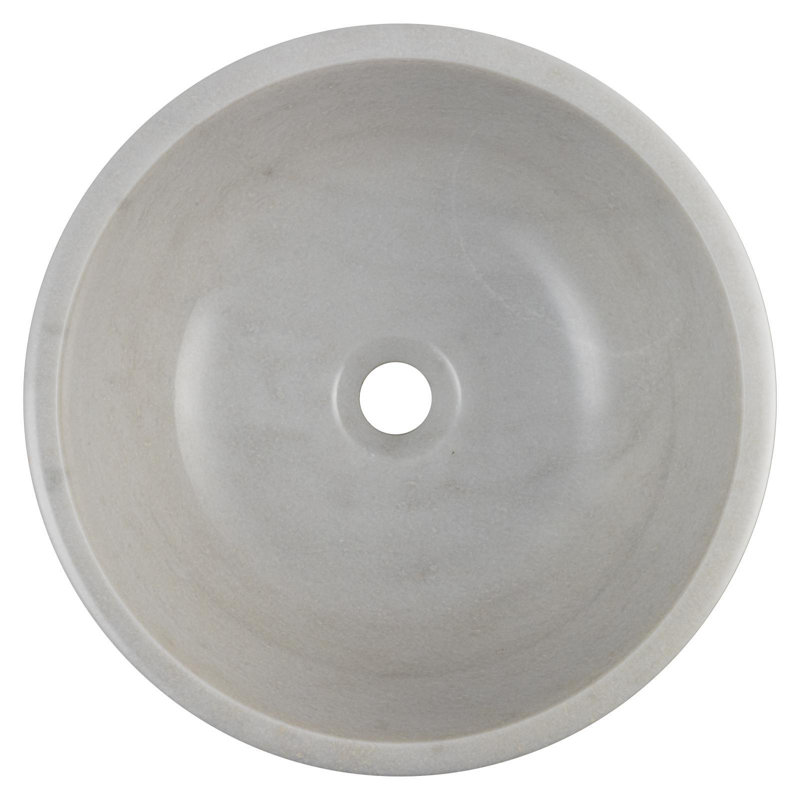 Ivy Bronx 370mm L x 370mm W Marble Circular Sink